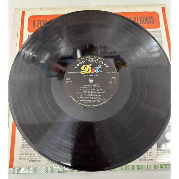 George Wright At The Wurlitzer Pipe Organ Christmas Time Album Vinyl Record - Picture 5 of 6